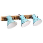 Casa si Gradina - Corpuri si surse de iluminat - Veioze si lampi - Lampi de veghe - Lampa de perete 25 W, albastru uzat, 65x25 cm, E27 - Infinity.ro