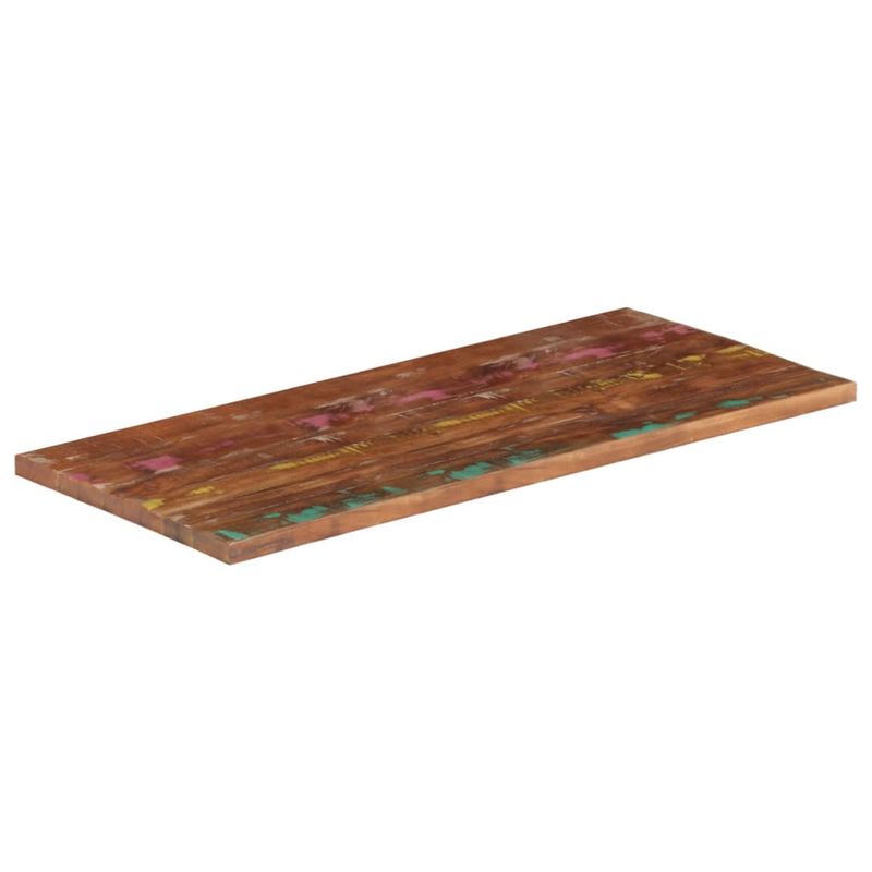 Casa si Gradina - Mobilier - Feronerie si accesorii mobila - Blat de masa, 110x50x3,8cm, dreptunghiular, lemn masiv reciclat - Infinity.ro