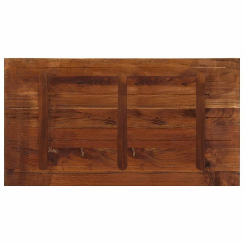 Casa si Gradina - Mobilier - Feronerie si accesorii mobila - Blat de masa, 110x50x3,8cm, dreptunghiular, lemn masiv reciclat - Infinity.ro