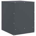 Casa si Gradina - Mobilier - Comode si corpuri - Noptiere - Noptiere, 2 buc., antracit, 34,5x39x44 cm, otel - Infinity.ro