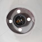 Casa si Gradina - Corpuri si surse de iluminat - Veioze si lampi - Lampi de veghe - Lampa de tavan 25 W, rosu uzat, 35x35x25 cm, E27 - Infinity.ro