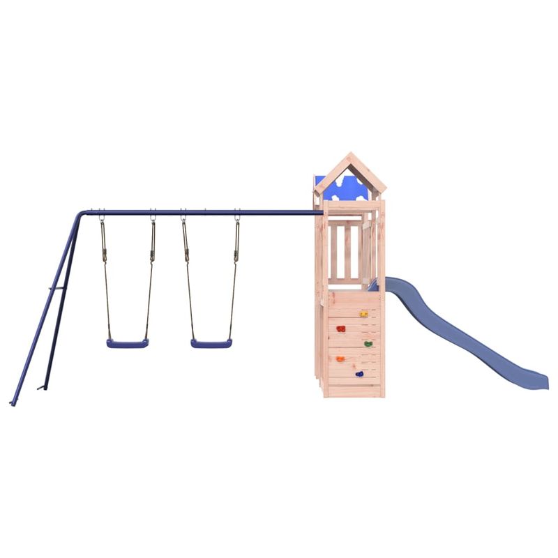 Jucarii, Copii si Bebe - Jucarii si jocuri - Jucarii de exterior - Spatii de joaca si accesorii - Set de joaca pentru exterior, lemn masiv de douglas - Infinity.ro