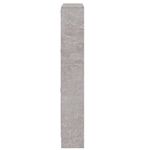 Casa si Gradina - Mobilier - Organizare si depozitare - Organizator incaltaminte - Pantofar, gri beton, 59x17x108 cm, lemn compozit - Infinity.ro
