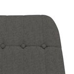 Casa si Gradina - Gradina si terasa - Balansoare si hamace - Balansoare - Scaun balansoar cu taburet, gri inchis, textil - Infinity.ro