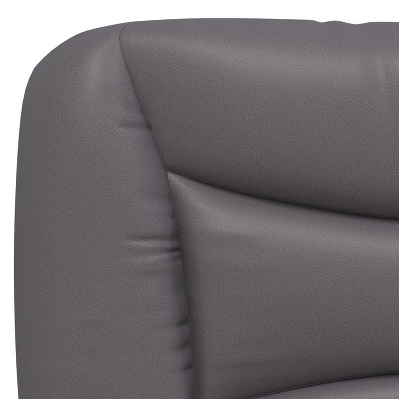 Casa si Gradina - Mobilier - Paturi si accesorii - Paturi - Cadru de pat cu lumini LED, gri, 90x190 cm, piele ecologica - Infinity.ro