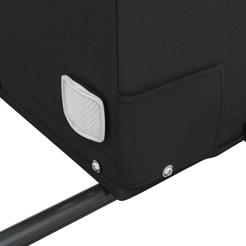 Sport si Outdoor - Ciclism - Accesorii pentru biciclete - Remorci biciclete - Remorca pentru biciclete, negru și galben, 45 kg, fier, mărime 68x133x68 cm - Infinity.ro