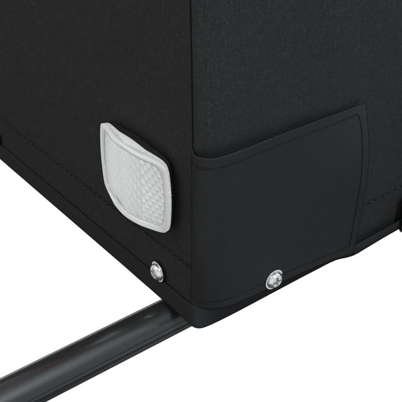 Sport si Outdoor - Ciclism - Accesorii pentru biciclete - Remorci biciclete - Remorca pentru biciclete, negru, 45 kg, fier, mărime 68x133x68 cm - Infinity.ro