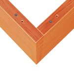 Casa si Gradina - Gradinarit si plante - Plante si ghivece - Ghivece si suporturi - Jardiniera gradina, maro ceruit, 50x50x68,5 cm, lemn masiv pin - Infinity.ro