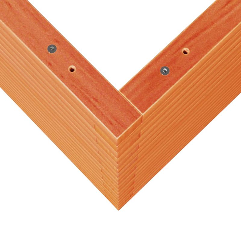 Casa si Gradina - Gradinarit si plante - Plante si ghivece - Ghivece si suporturi - Jardiniera gradina, maro ceruit, 50x50x68,5 cm, lemn masiv pin - Infinity.ro