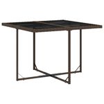 Casa si Gradina - Gradina si terasa - Mobilier exterior - Seturi mobila gradina - Set mobilier de gradina cu perne, 9 piese, maro, poliratan - Infinity.ro