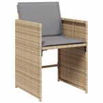 Casa si Gradina/Gradina si terasa/Mobilier exterior/Seturi mobila gradina - Set mobilier gradina cu perne, 15 piese, bej combinat poliratan - Infinity.ro