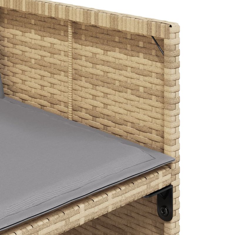 Casa si Gradina/Gradina si terasa/Mobilier exterior/Seturi mobila gradina - Set mobilier gradina cu perne, 15 piese, bej combinat poliratan - Infinity.ro