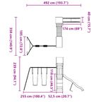 Jucarii, Copii si Bebe - Jucarii si jocuri - Jucarii de exterior - Spatii de joaca si accesorii - Set de joaca pentru exterior, lemn masiv de douglas - Infinity.ro