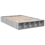 Casa si Gradina - Mobilier - Paturi si accesorii - Paturi - Cadru de pat, gri sonoma, 150x200 cm, lemn prelucrat - Infinity.ro