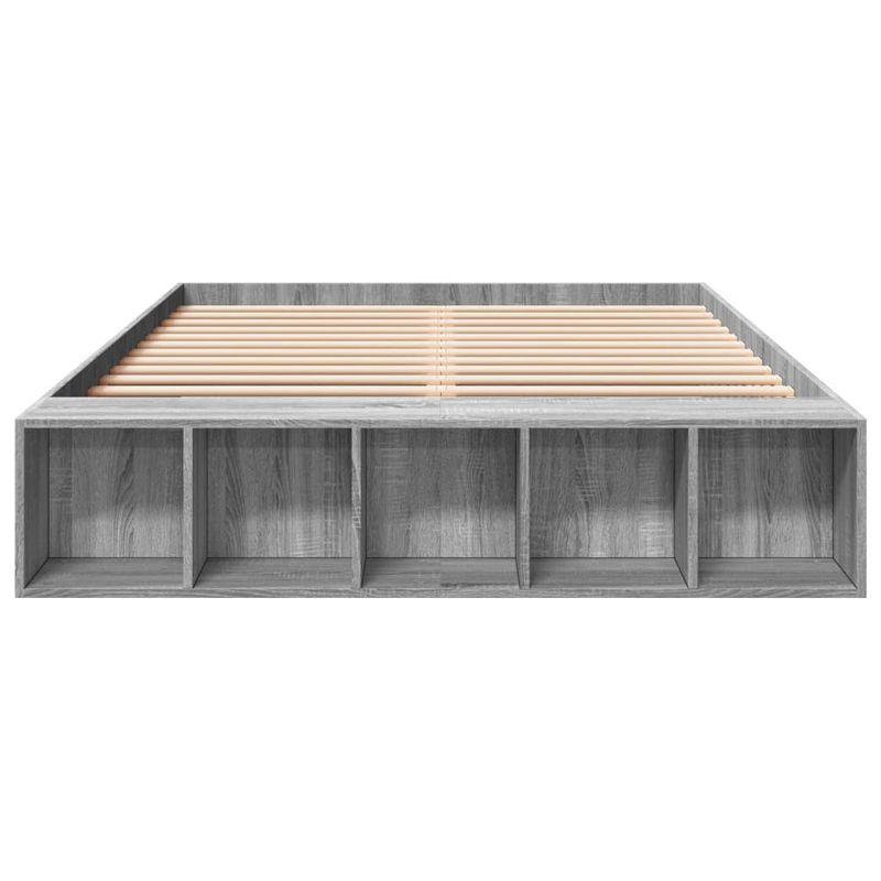 Casa si Gradina - Mobilier - Paturi si accesorii - Paturi - Cadru de pat, gri sonoma, 150x200 cm, lemn prelucrat - Infinity.ro