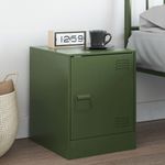 Casa si Gradina - Mobilier - Comode si corpuri - Noptiere - Noptiera, olivengr diametru nn olive, 34,5x39x44 cm, otel - Infinity.ro
