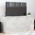 Casa si Gradina - Mobilier - Comode si corpuri - Comode - Comoda TV, alb, 99x39x44 cm, otel - Infinity.ro