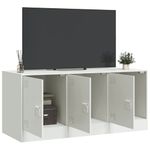Casa si Gradina - Mobilier - Comode si corpuri - Comode - Comoda TV, alb, 99x39x44 cm, otel - Infinity.ro