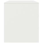 Casa si Gradina - Mobilier - Comode si corpuri - Comode - Comoda TV, alb, 99x39x44 cm, otel - Infinity.ro