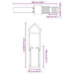 Jucarii, Copii si Bebe - Jucarii si jocuri - Jucarii de exterior - Spatii de joaca si accesorii - Set de joaca pentru exterior, lemn masiv de pin - Infinity.ro