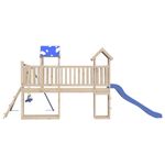 Jucarii, Copii si Bebe - Jucarii si jocuri - Jucarii de exterior - Spatii de joaca si accesorii - Set de joaca pentru exterior, lemn masiv de pin - Infinity.ro