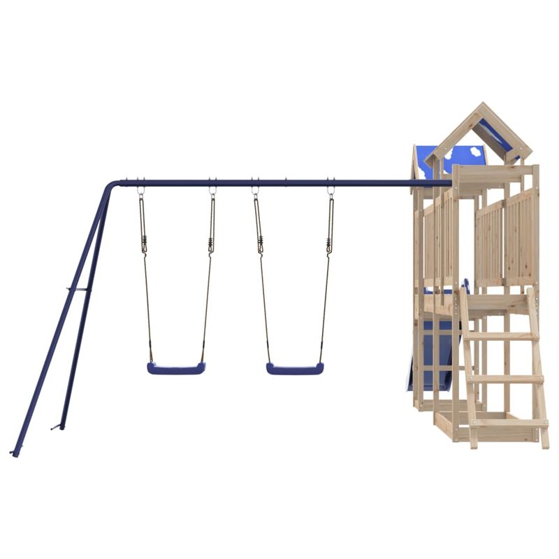 Jucarii, Copii si Bebe - Jucarii si jocuri - Jucarii de exterior - Spatii de joaca si accesorii - Set de joaca pentru exterior, lemn masiv de pin - Infinity.ro