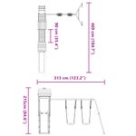 Jucarii, Copii si Bebe - Jucarii si jocuri - Jucarii de exterior - Spatii de joaca si accesorii - Set de joaca pentru exterior, lemn masiv de pin - Infinity.ro