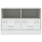 Casa si Gradina - Mobilier - Comode si corpuri - Comode - Dulapuri TV 2 buc., alb, 67x39x44 cm Otel - Infinity.ro