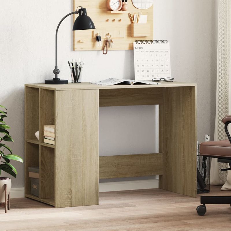Casa si Gradina - Mobilier - Mese si birouri - Birouri - Birou, stejar sonoma, 102x50x75 cm, lemn compozit - Infinity.ro