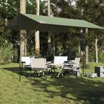 Sport si Outdoor - Camping - Copertine si adaposturi - Prelata de camping, verde, 400x294 cm, impermeabila, material oxford - Infinity.ro