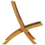 Casa si Gradina - Gradina si terasa - Mobilier exterior - Scaune si sezlonguri gradina - Scaune de gradina pliante 2 buc. lemn masiv acacia/textil - Infinity.ro