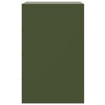 Casa si Gradina - Mobilier - Comode si corpuri - Noptiere - Noptiere, 2 buc., verde olive, 34,5x39x62 cm, otel - Infinity.ro