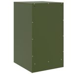Casa si Gradina - Mobilier - Comode si corpuri - Noptiere - Noptiere, 2 buc., verde olive, 34,5x39x62 cm, otel - Infinity.ro