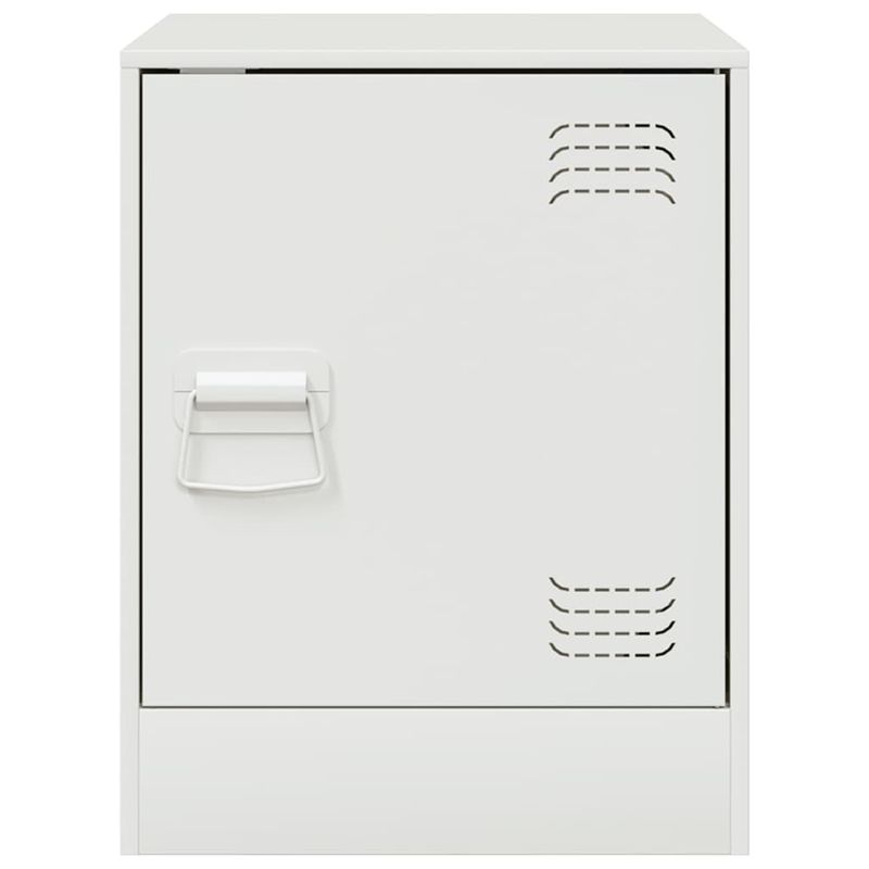 Casa si Gradina - Mobilier - Comode si corpuri - Noptiere - Noptiera, alb, 34,5x39x44 cm, otel - Infinity.ro