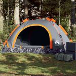 Sport si Outdoor - Camping - Corturi camping - Cort de camping, 2 persoane, gri/portocaliu, setare rapida - Infinity.ro