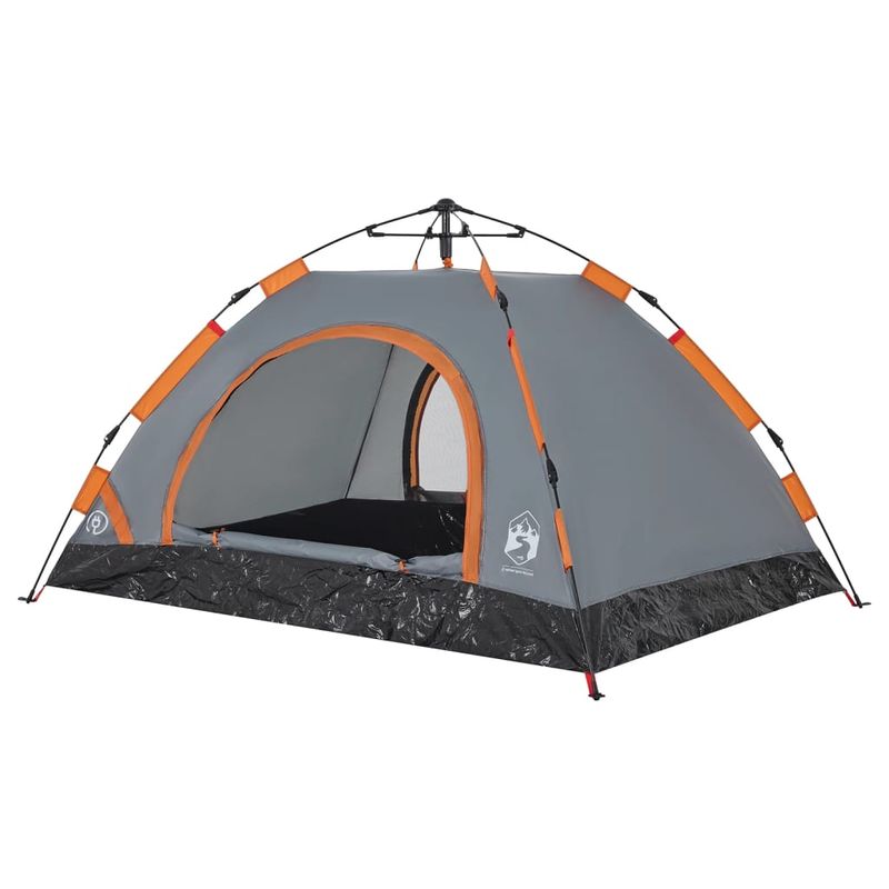 Sport si Outdoor - Camping - Corturi camping - Cort de camping, 2 persoane, gri/portocaliu, setare rapida - Infinity.ro