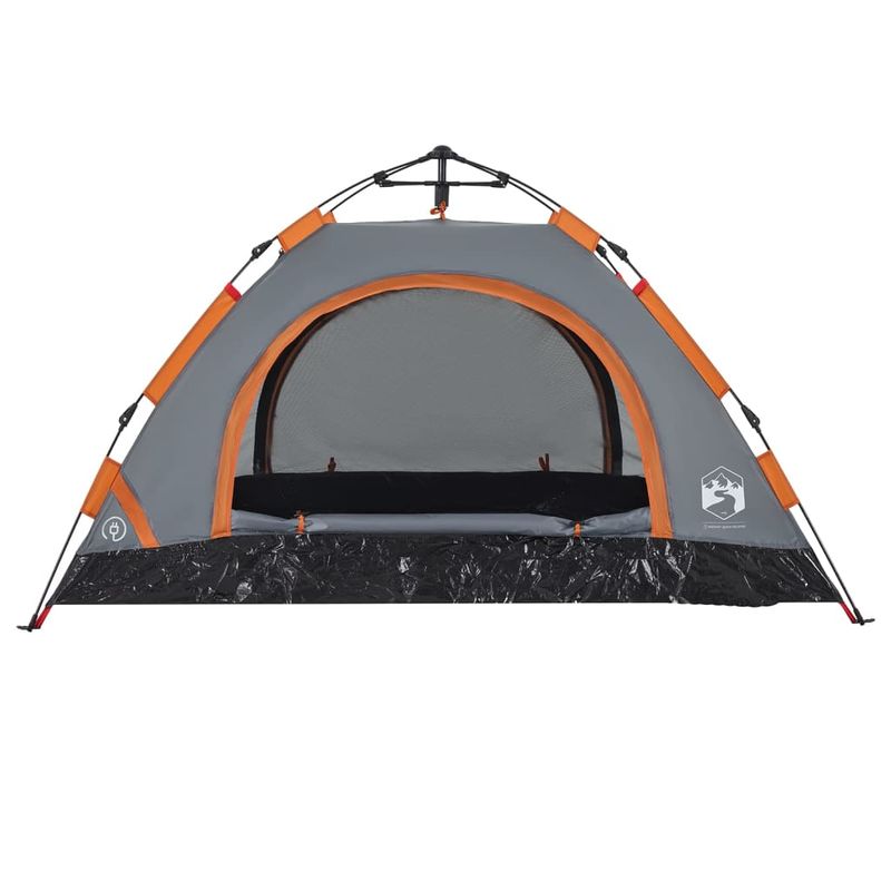 Sport si Outdoor - Camping - Corturi camping - Cort de camping, 2 persoane, gri/portocaliu, setare rapida - Infinity.ro