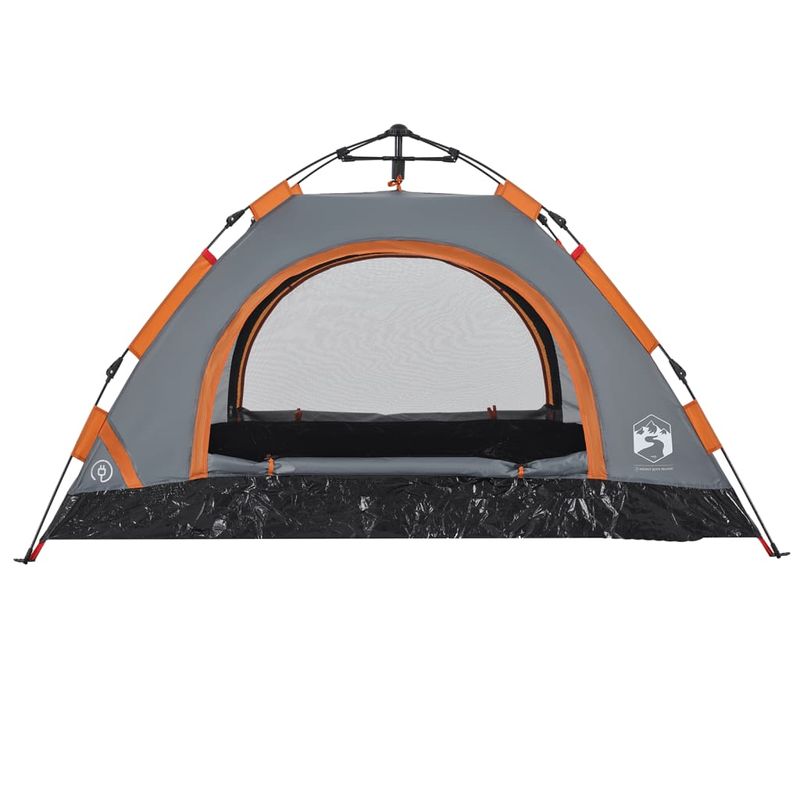 Sport si Outdoor - Camping - Corturi camping - Cort de camping, 2 persoane, gri/portocaliu, setare rapida - Infinity.ro