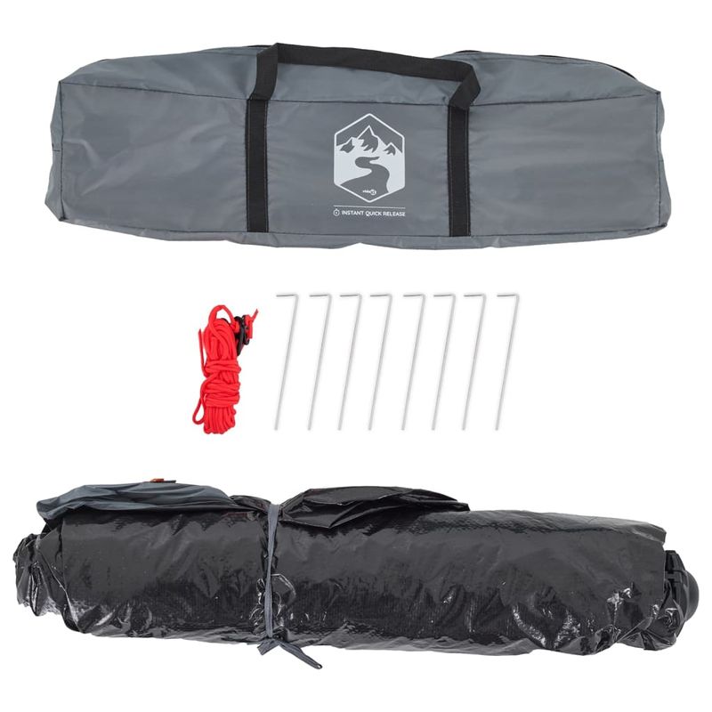 Sport si Outdoor - Camping - Corturi camping - Cort de camping, 2 persoane, gri/portocaliu, setare rapida - Infinity.ro