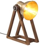 Casa si Gradina - Corpuri si surse de iluminat - Veioze si lampi - Lampi de veghe - Lampa de birou 25 W, alama antichizata, 30x17x40 cm, E27 - Infinity.ro