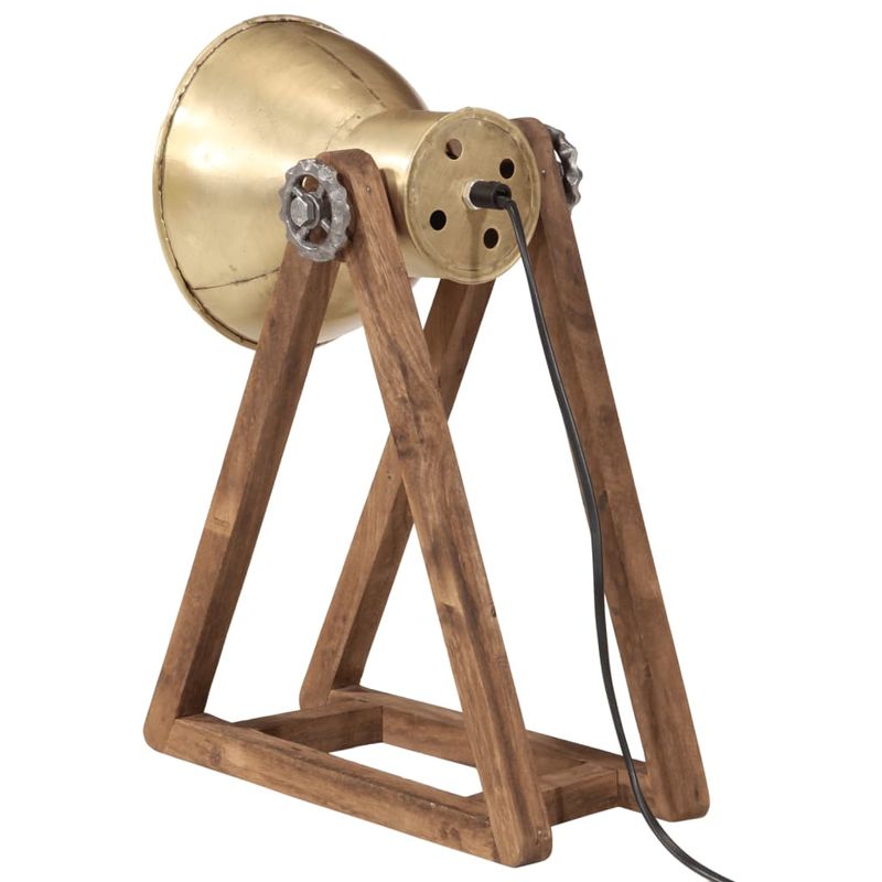 Casa si Gradina - Corpuri si surse de iluminat - Veioze si lampi - Lampi de veghe - Lampa de birou 25 W, alama antichizata, 30x17x40 cm, E27 - Infinity.ro