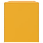 Casa si Gradina - Mobilier - Comode si corpuri - Comode - Dulap TV, galben mustar, 99x39x44 cm, otel - Infinity.ro