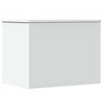 Casa si Gradina - Mobilier - Organizare si depozitare - Cutii depozitare - Cutie de depozitare, alb, 60x42x46 cm, lemn prelucrat - Infinity.ro