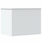 Casa si Gradina - Mobilier - Organizare si depozitare - Cutii depozitare - Cutie de depozitare, alb, 60x42x46 cm, lemn prelucrat - Infinity.ro