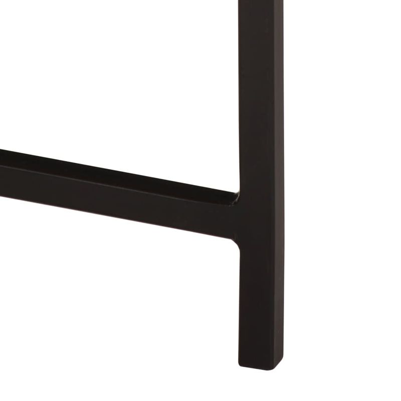 Casa si Gradina - Mobilier - Mese si birouri - Masute de cafea - Masuta de cafea, 54x54x35 cm, lemn masiv de mango si fier - Infinity.ro