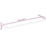 Casa si Gradina - Mobilier - Feronerie si accesorii mobila - Blat de masa, 140x50x3,8cm, dreptunghiular, lemn masiv reciclat (multicolor) - Infinity.ro