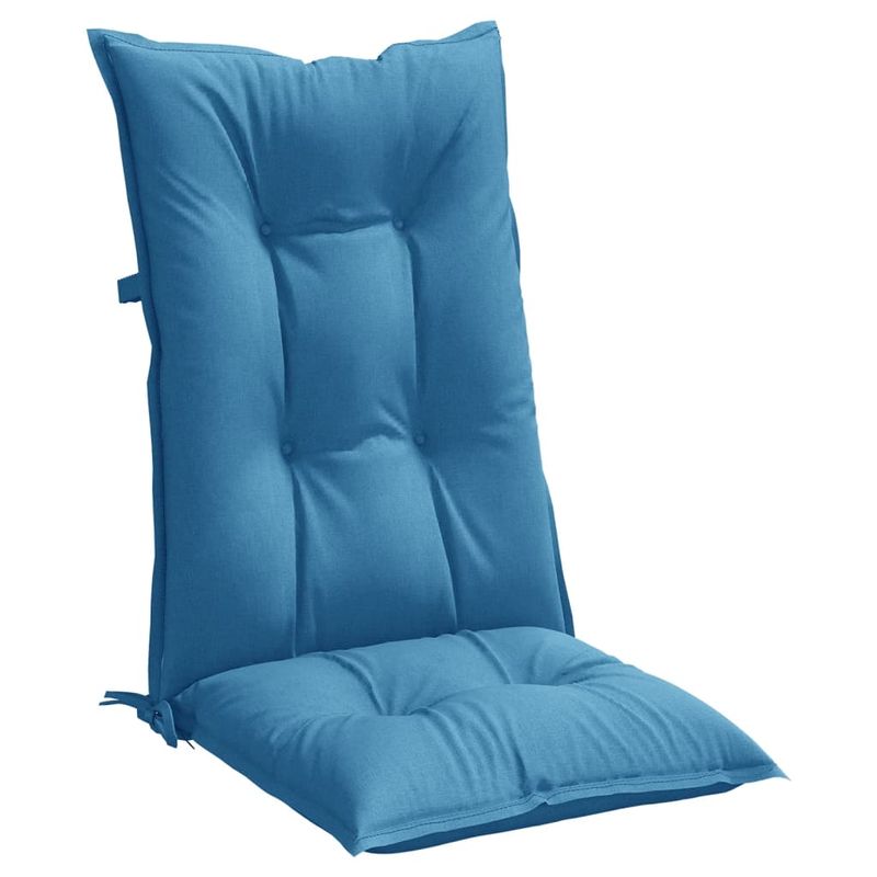 Casa si Gradina - Textile si covoare - Perne si pilote - Perne decorative - Perne scaun spatar inalt 6buc melanj albastru 120x50x7cm textil - Infinity.ro