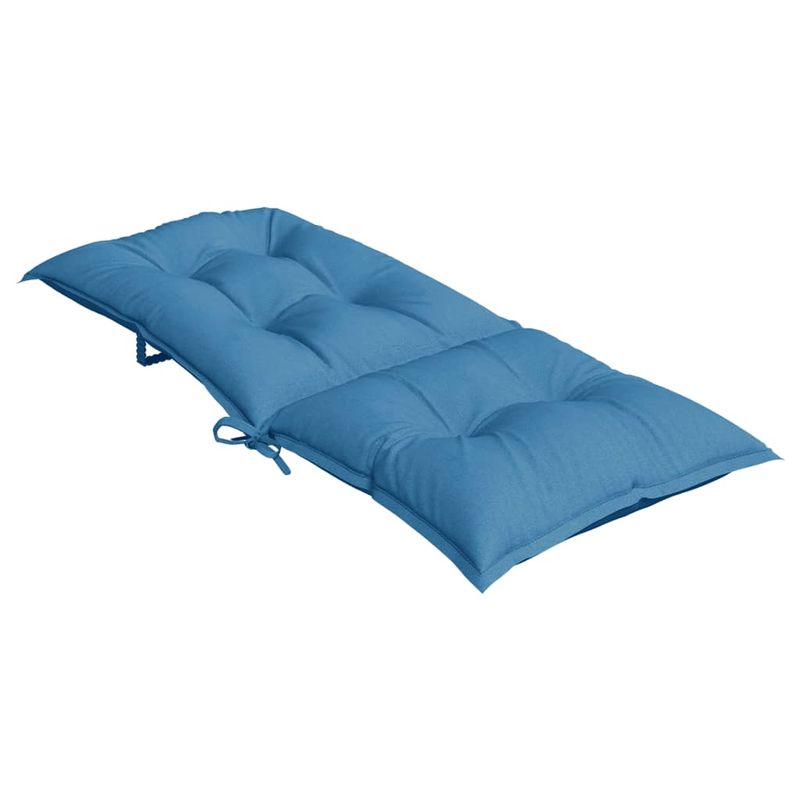 Casa si Gradina - Textile si covoare - Perne si pilote - Perne decorative - Perne scaun spatar inalt 6buc melanj albastru 120x50x7cm textil - Infinity.ro