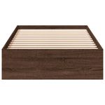 Casa si Gradina - Mobilier - Paturi si accesorii - Paturi - Cadru de pat cu sertare stejar maro 75x190 cm lemn prelucrat - Infinity.ro