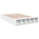 Casa si Gradina - Mobilier - Paturi si accesorii - Paturi - Cadru de pat, alb ,135x190 cm, lemn prelucrat - Infinity.ro